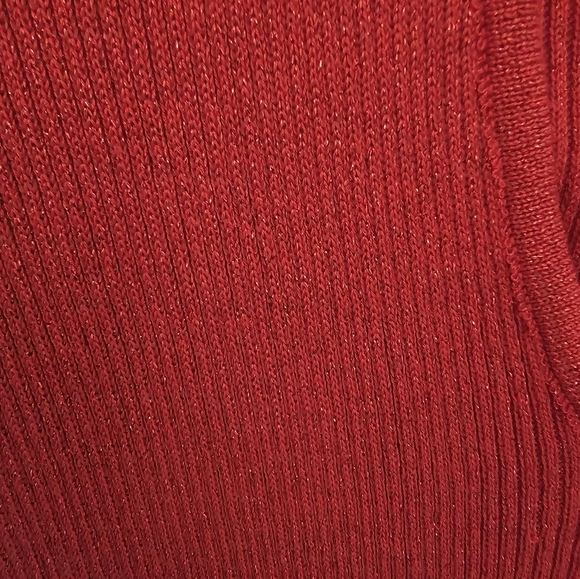 NWT No Boundaries Red Ribbed Cut Out Midi Dress Size XL (15-17) Jr - Picture 2 of 11